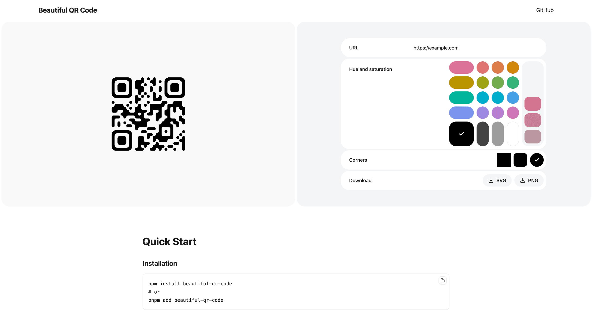 Beautiful QR Code