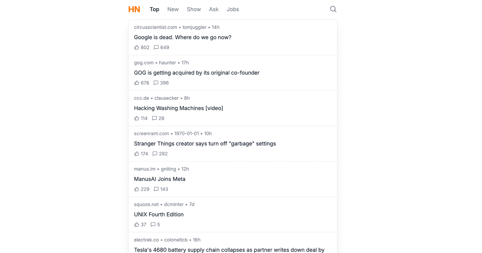 HN