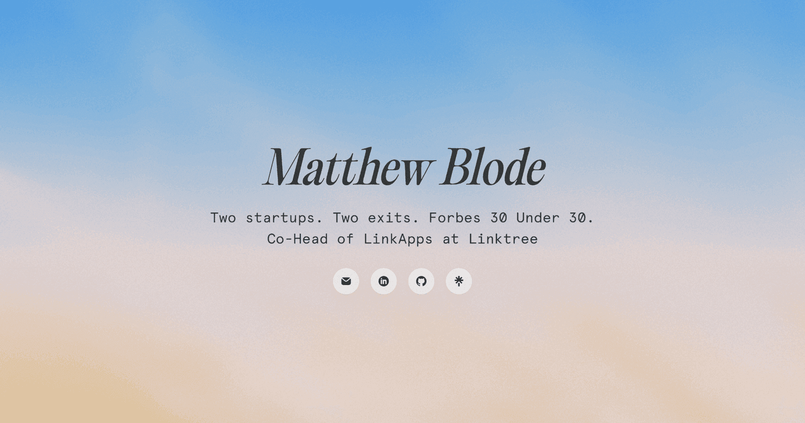 New Portfolio Site