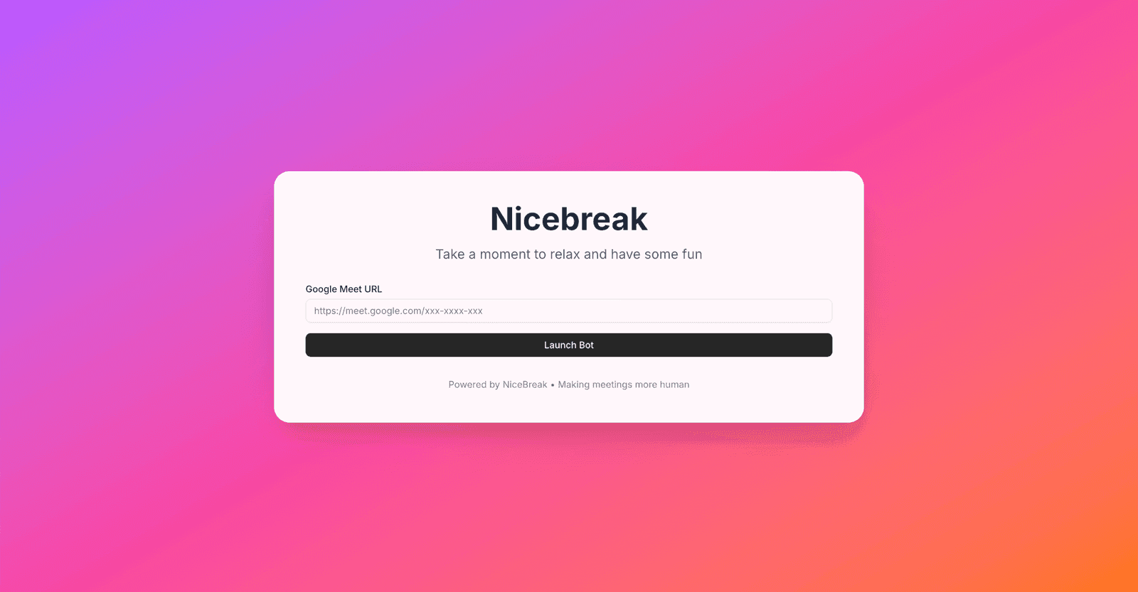 Nicebreak